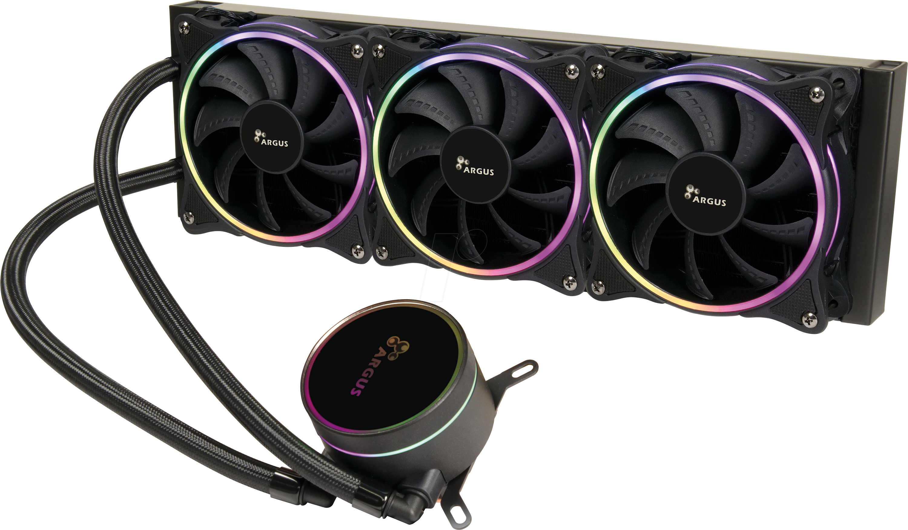 IT88885625 - Inter-Tech LC-360 AIO, RGB, schwarz