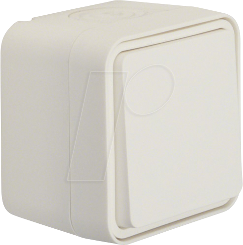 BERKER 30773502 - Kreuzschalter AP W.1 polarweiß