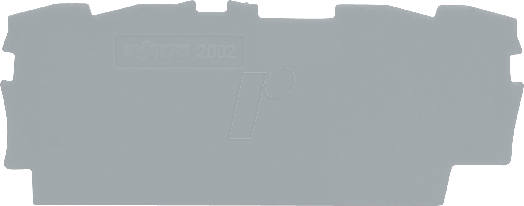 WAGO 2002-1491 - Abschluss- und Zwischenplatte für WAGO 2001-14 und 2002-14