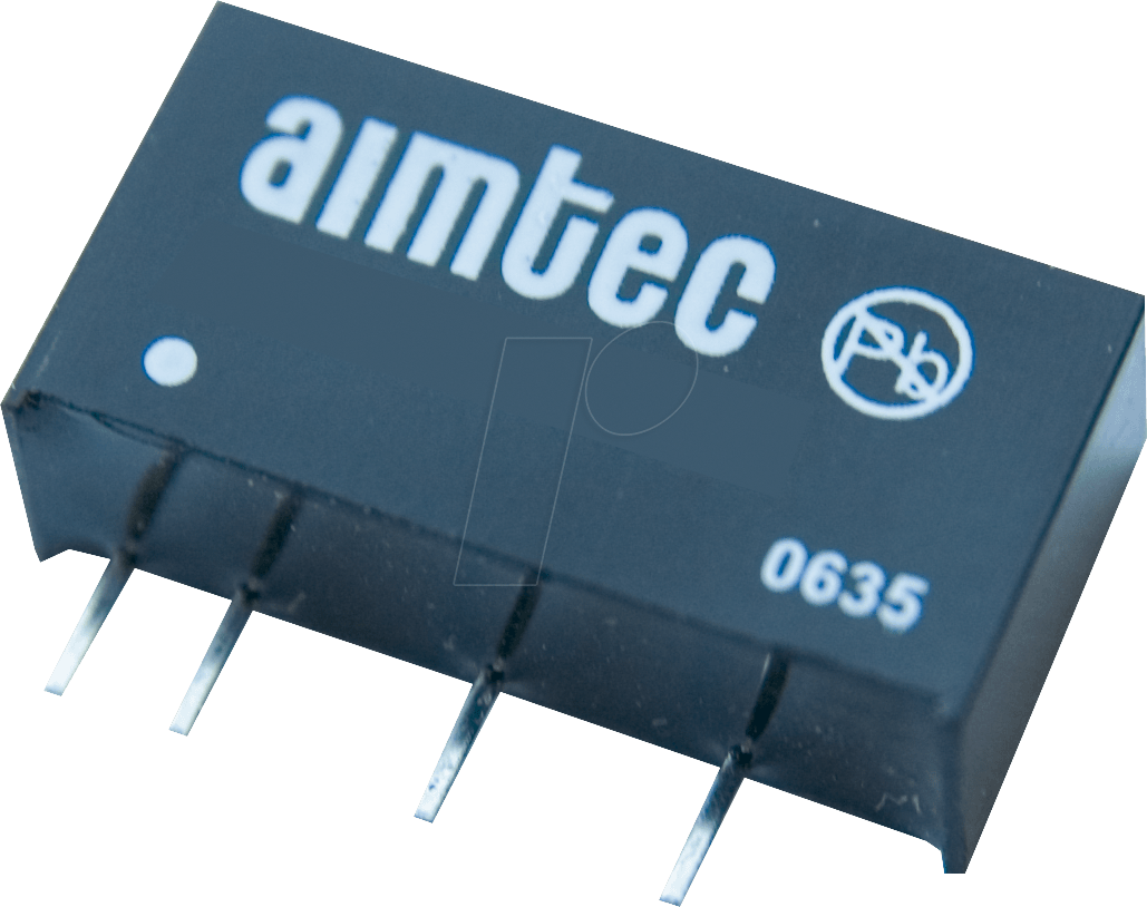 SIM2-0515D SIL7 - DC/DC-Wandler AM2D-Z, 2 W, 15 V, 2x 66 mA, SIL-7