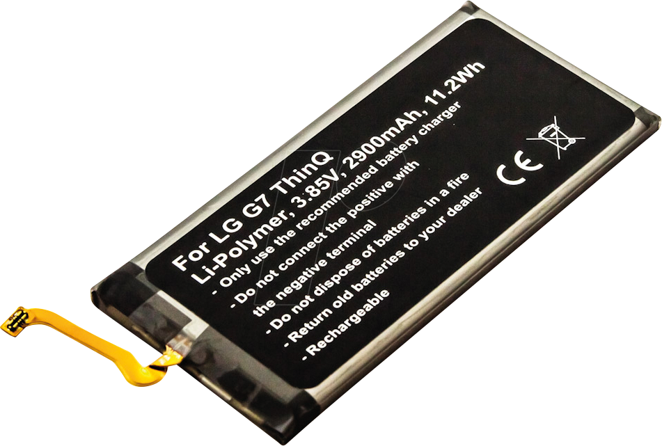 AKKU 13379 - Smartphone-Akku für LG-Geräte, Li-Po, 2900 mAh