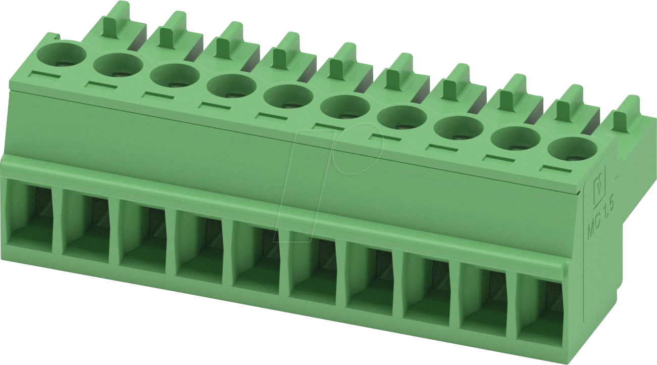 MC 10 ST 3,5 - Leiterplatten-Grundleiste, RM: 3,5 mm, 10-polig