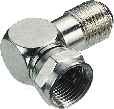 FW BS - F-Verbinder, F-Stecker, F-Kupplung, gewinkelt 90°