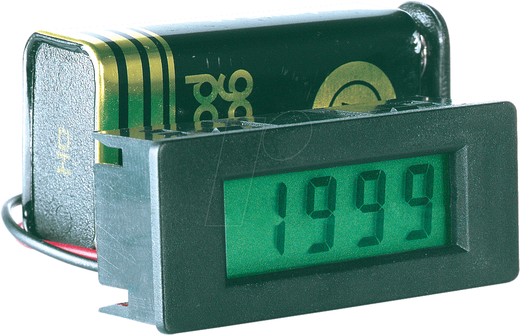 LDP 335 LCD - LCD-Einbaumodul, 3-1/2 stellig, 8mm, ohne Beleuchtung