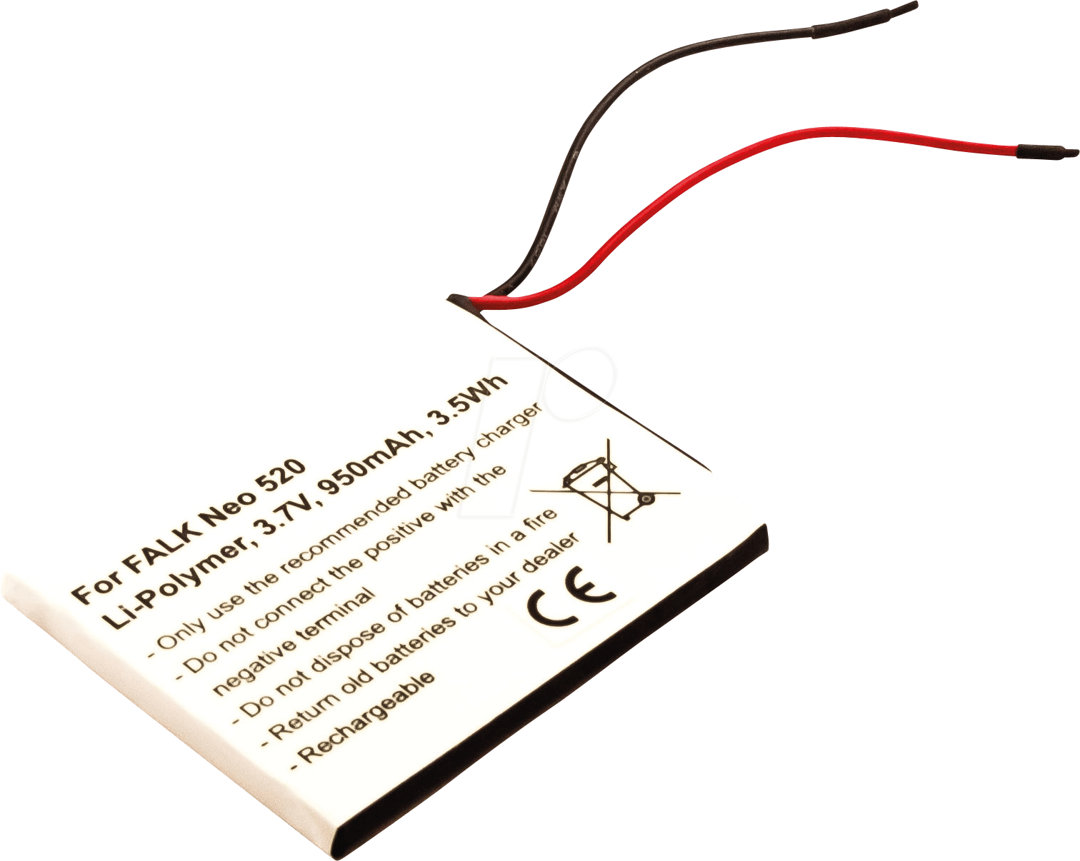 AKKU 30761 - Navigationsgeräteakku, Falk Neo 520, Li-Po, 950 mAh