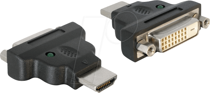 DELOCK 65020 - HDMI Adapter, HDMI-A Stecker auf DVI 24+1 Buchse