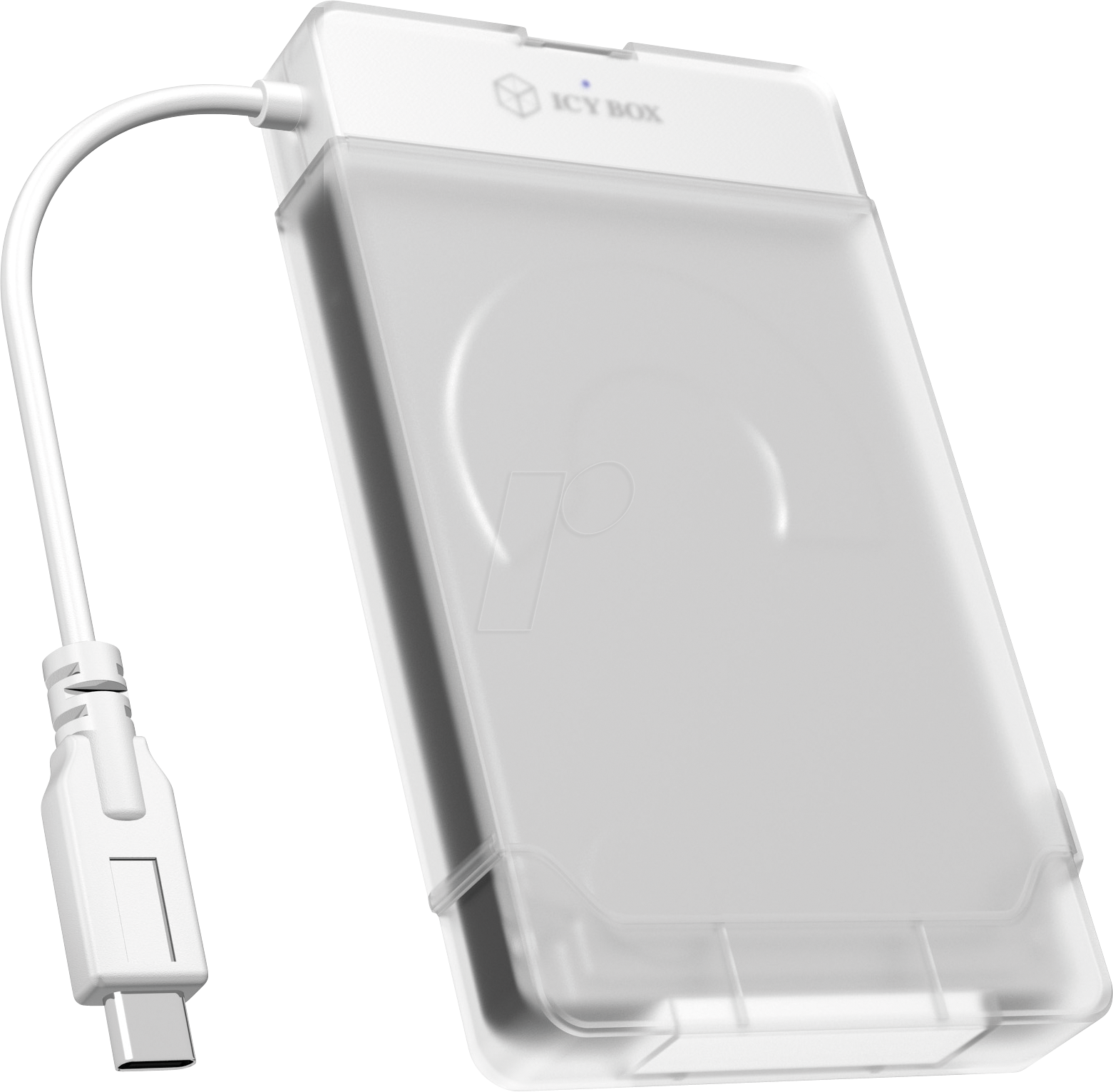 ICY IB-AC703-C - Externes 2.5'' SATA HDD/SSD Gehäuse, USB 3.0, Adapter