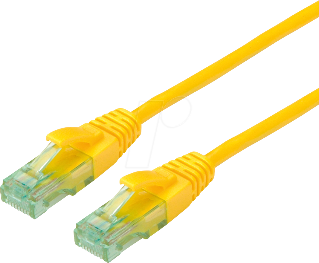ROLINE 21453126 - Patchkabel Cat.6a UTP, gelb, 7,5 m
