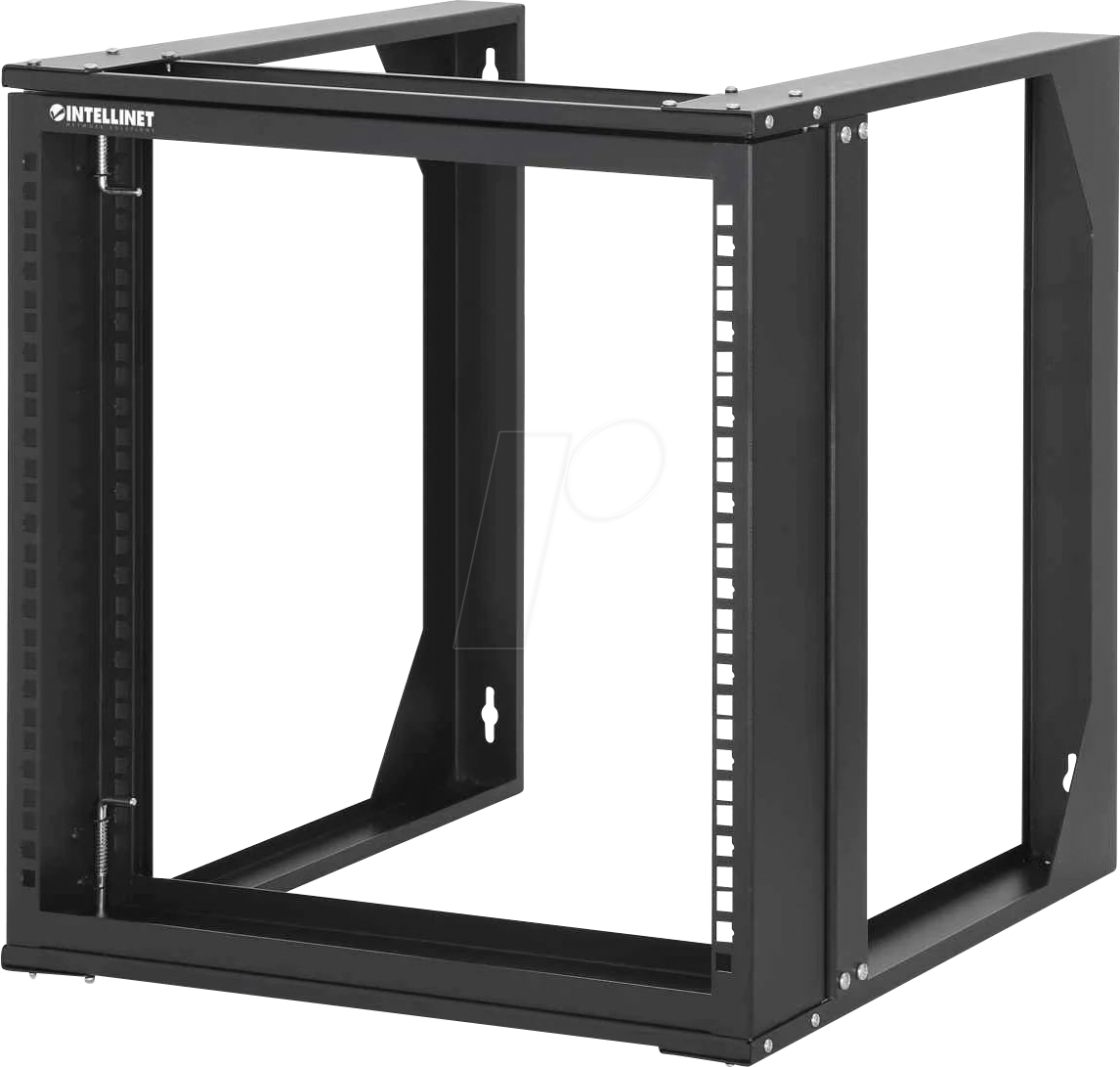 INT 716185 - 19'' Laborgestell, 9 HE, 450 mm Tiefe, Flatpack, schwarz