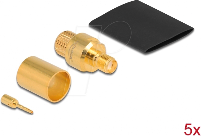 DELOCK 90036 - SMA Buchse zum Crimpen LMR400