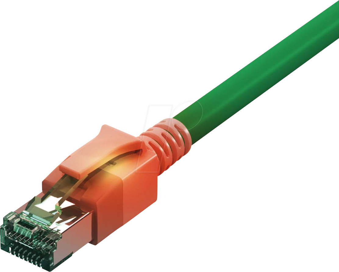 CS1OGADAD0015 - Cat.6a LED Patchkabel, DualBoot, S/FTP, grün, 1,5 m