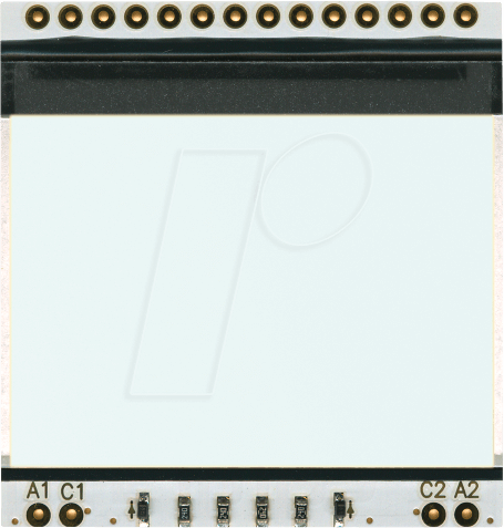 EA LED39X41-W - LED-Beleuchtung für EA DOGS102-6, 36 x 26 mm, weiß / blau