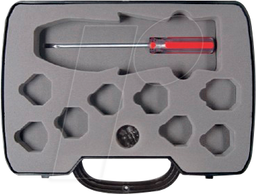 WE W90608K - Kunststoff-Systemkoffer für Crimpzange MP1