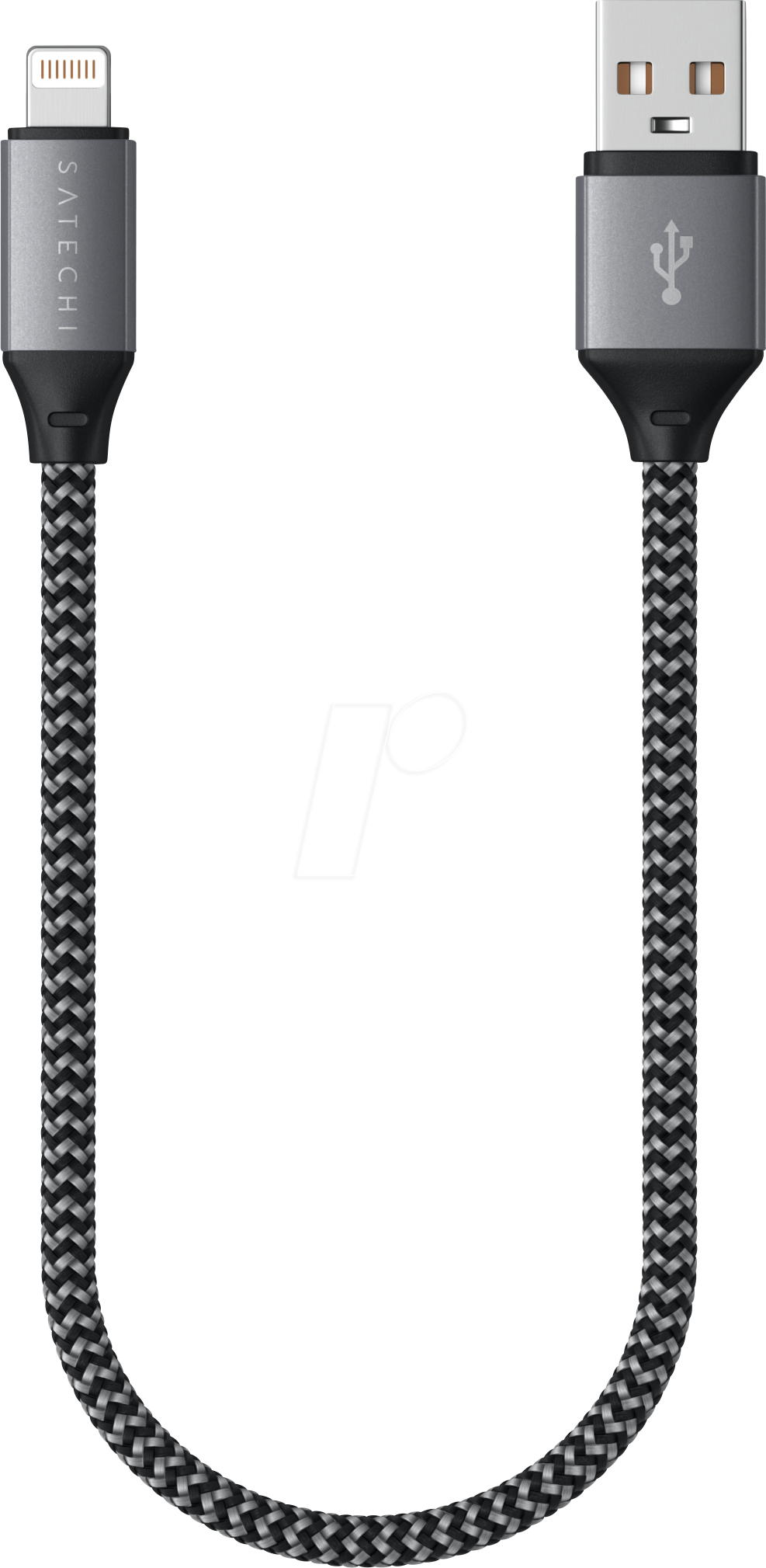 ST-TAL10M - Satechi USB-A zu Lightning, 25cm, grau