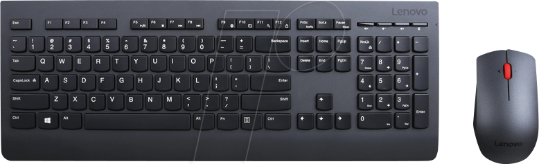 Thumbnail - LENOVO 30H56809 - Tastatur-/Maus-Kombination, Funk, schwarz