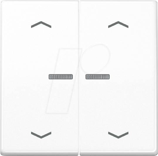 JG BTA17102PWW - Bluetooth Taster, 2-fach, alpinweiß, Pfeilsymbole