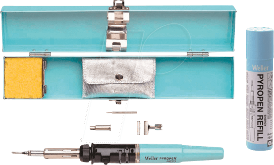 Thumbnail - WELLER PIEZO - Gaslötkolben Set, Pyropen Piezo, Piezo-Zünder