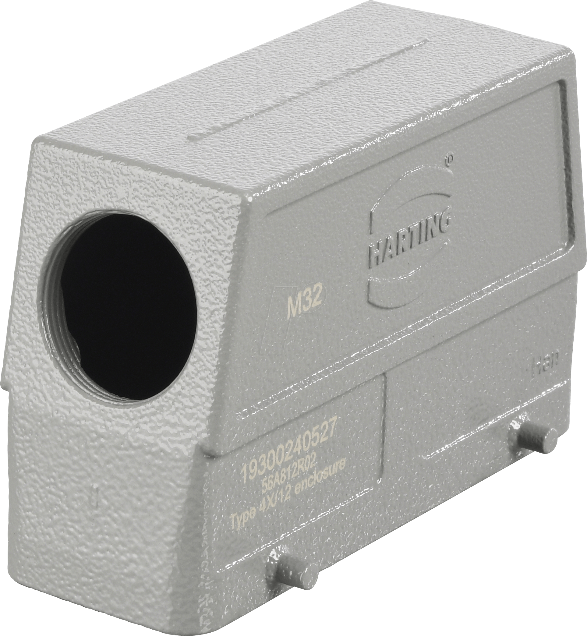 HAN 19300100527 - Tüllengehäuse, Baugröße 10 B, gewinkelt