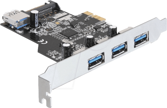 DELOCK 89301 - PCI Express Card>3 x extern + 1 x intern USB 3.0