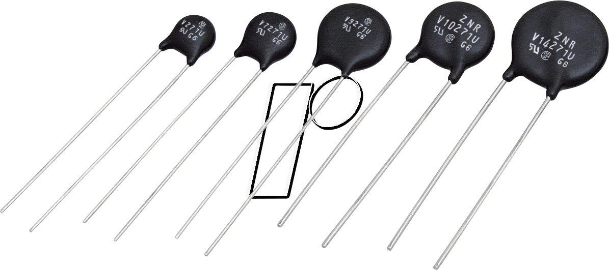 Thumbnail - PAN ERZV05D391 - Varistor, RM 5 mm, 250 V, 10%