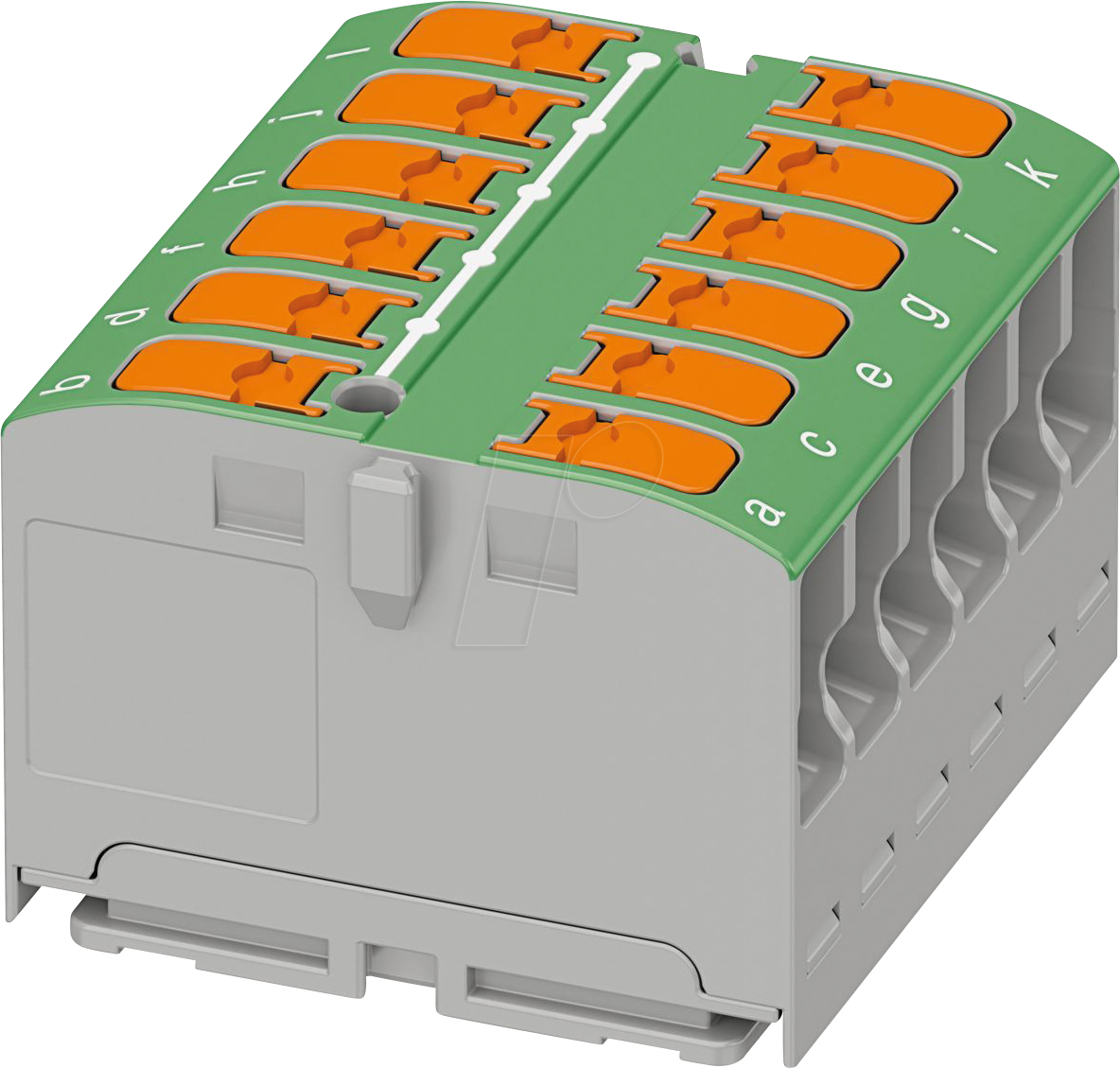 PHOE 1019575 - Verteilerblock - PTVFIX 12X2,5, grün