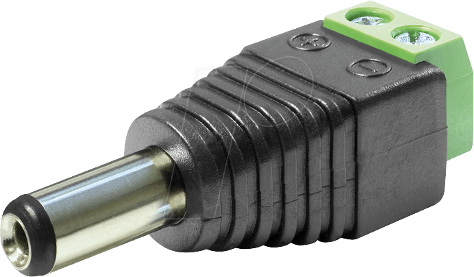 DELOCK 65396 - Hohlstecker, Ø außen: 5,5 mm, Ø innen: 2,1 mm