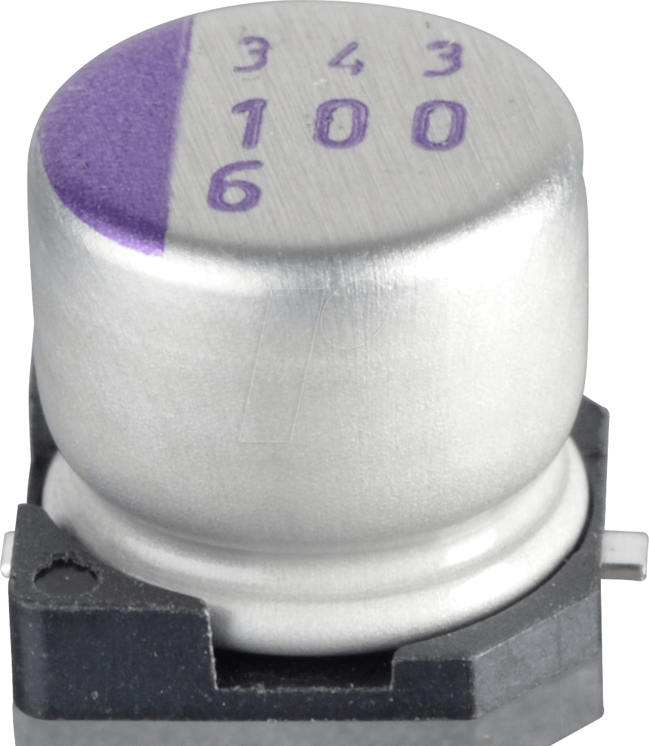 SVP 100/6 - Polymerkondensator, 100µF, 6V, 2000h, low ESR