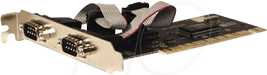 PCI SERIELL X2 - 2 Port, seriell, PCI Karte
