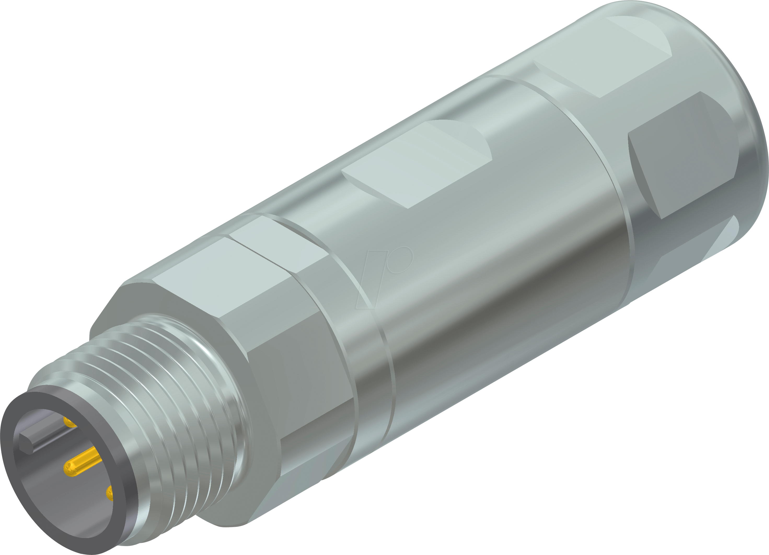 CONEC 43-00424 - SAL M 12, 4-pol, Stecker, gerade