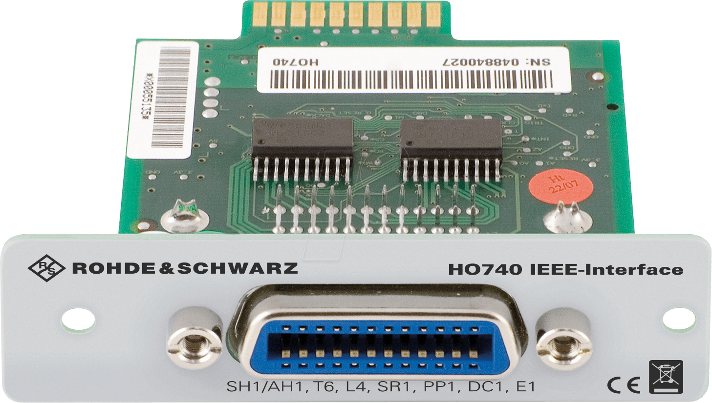 Thumbnail - HO 740 - Erweiterung für HMP, HMF, HMS und HMO, GPIB / IEEE488