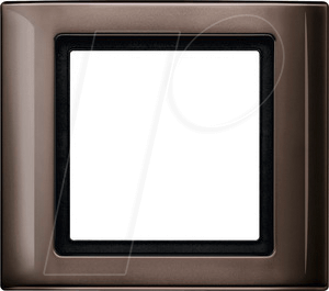 EL ME 400115 - Aquadesign, Rahmen, 1-fach, dunkelbrazil