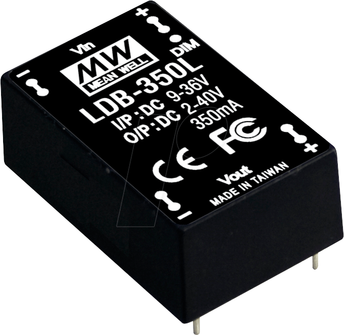 LDB-350L - LED-Trafo, 2 - 40 V, 350 mA