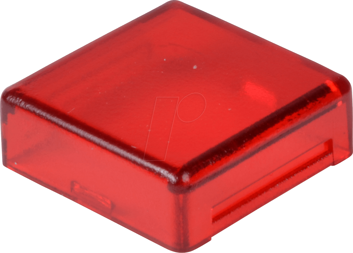 A01-62 ROT - Abdeckung für Operator, quadratisch, rot