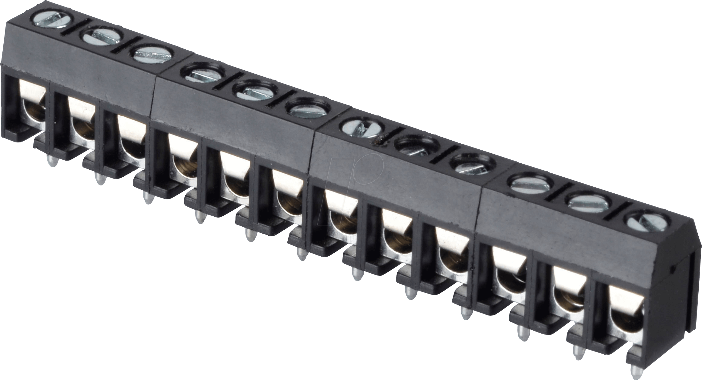 CTB5202-12 - Lötbare Schraubklemme - 12-pol, RM 5 mm, 90°