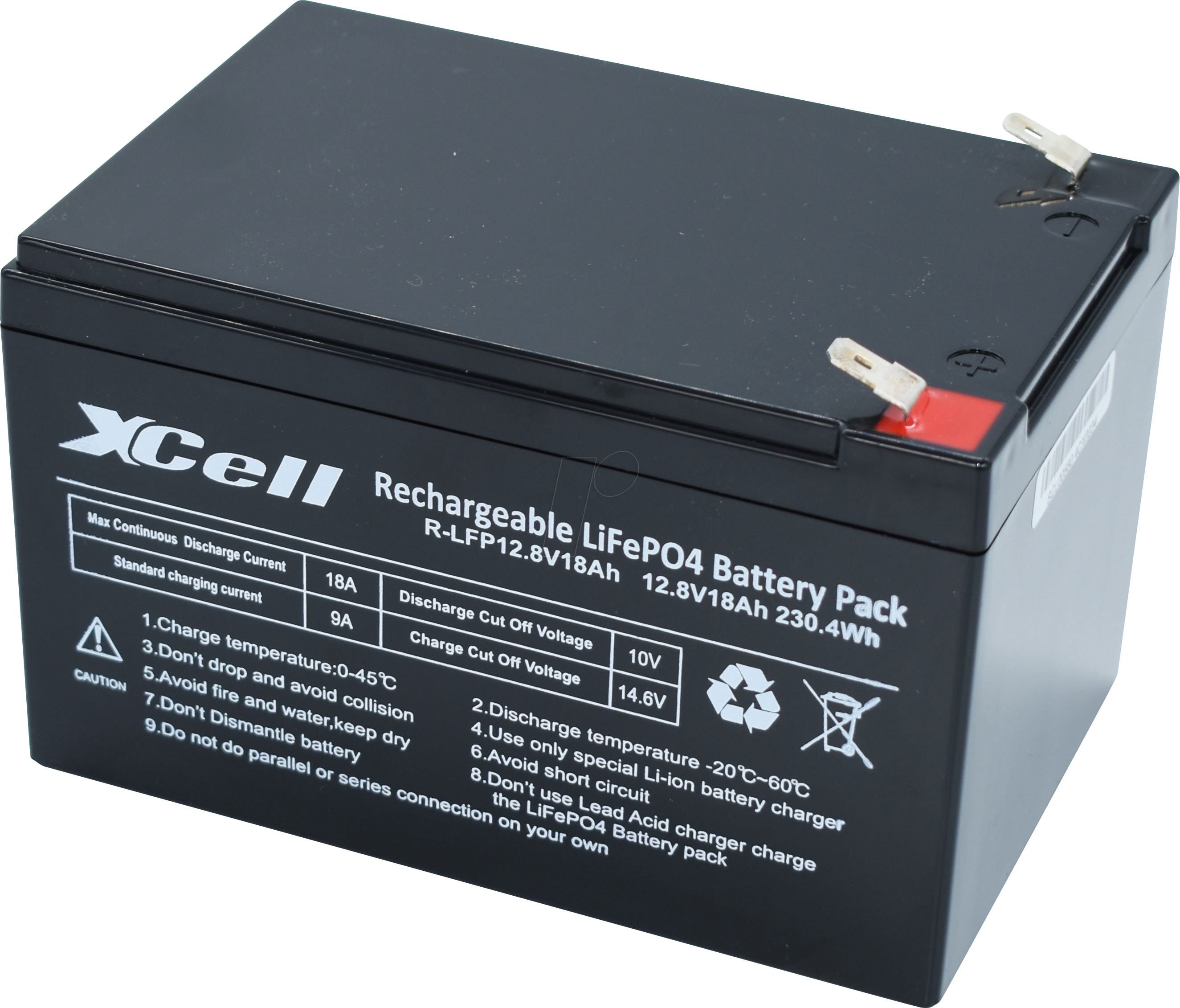 XCELL LFP1218 - Xcell LFP Akku 12V 18 Ah