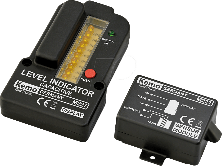 M 227 - Füllstandsanzeige für Wassertanks, kapazitiv