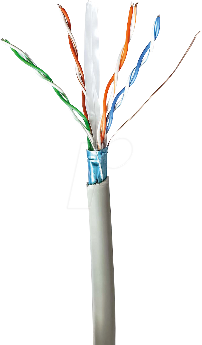 N CCBG8522GY305 - Cat.6 Netzwerkkabel, F/UTP, grau, 305 m