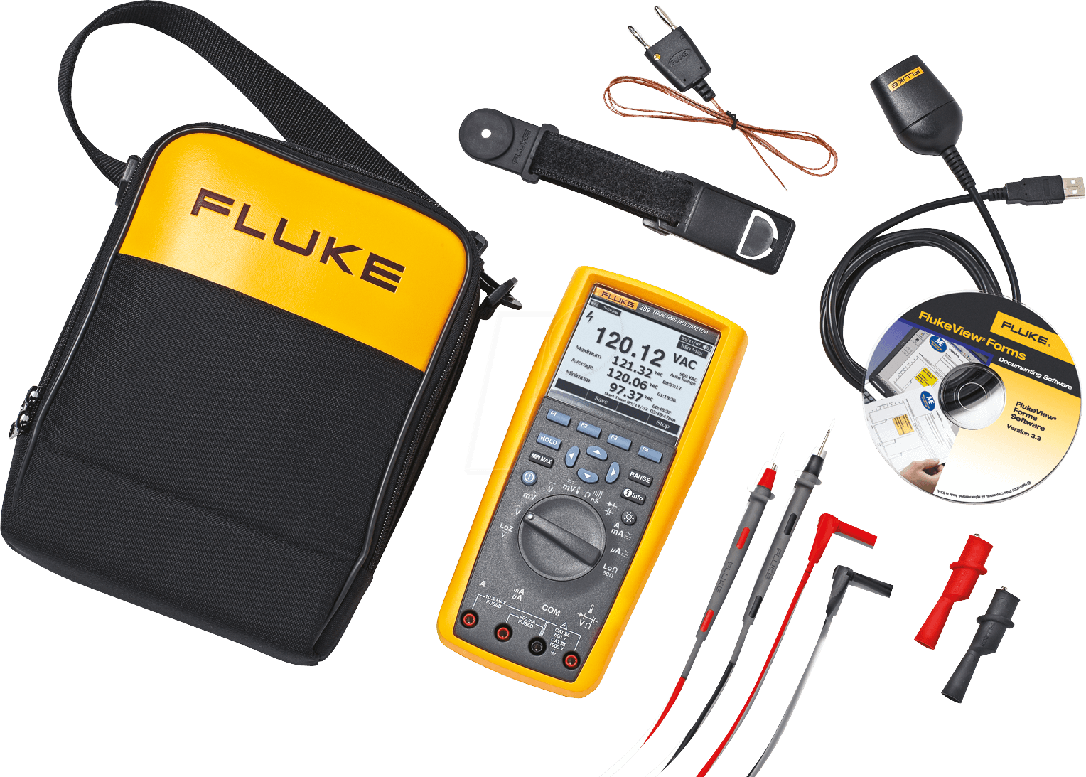 FLUKE 289 FVF - Multimeter 289 + ViewForms, digital, 50000 Counts