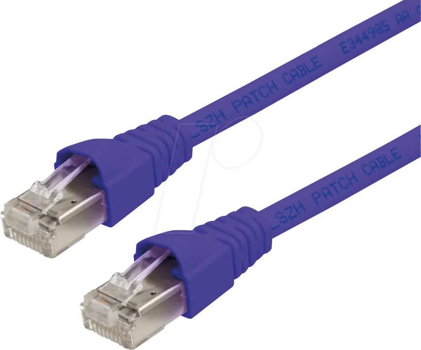 Thumbnail - TG 100008499 - Patchkabel RJ45 Cat.6A S/FTP 3 m lila