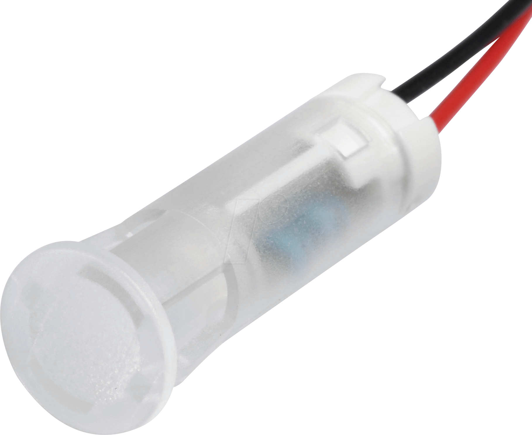 APM QS83 W24 - LED-Signalleuchte, weiß, 24 V, Ø 8 mm, rund, bedrahtet