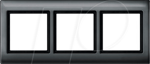 EL ME 400314 - Aquadesign, Rahmen, 3-fach, anthrazit