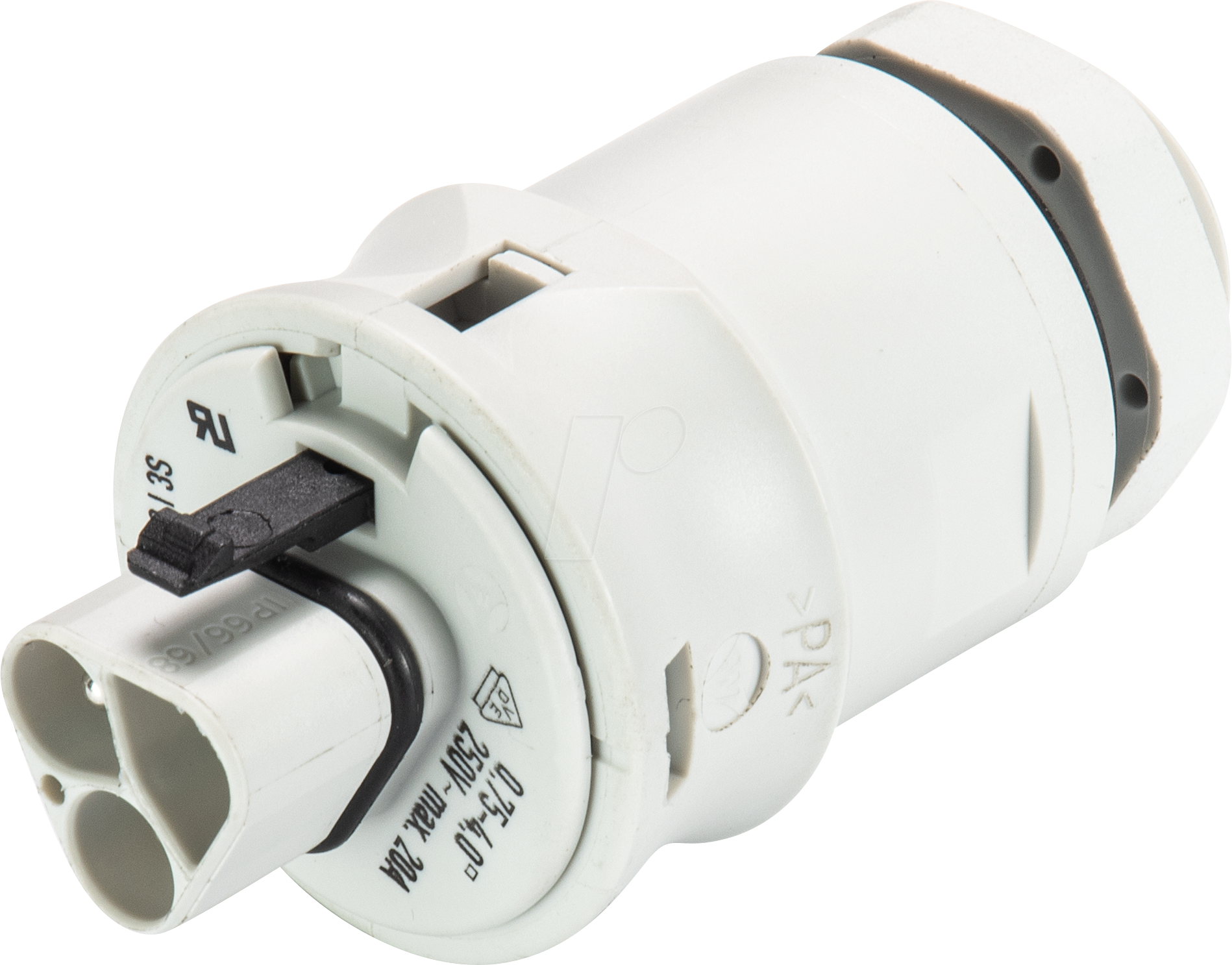 RST20I3 GS2 M20L - Geräteanschluss RST Classic 20i3, Stecker, lichtgrau