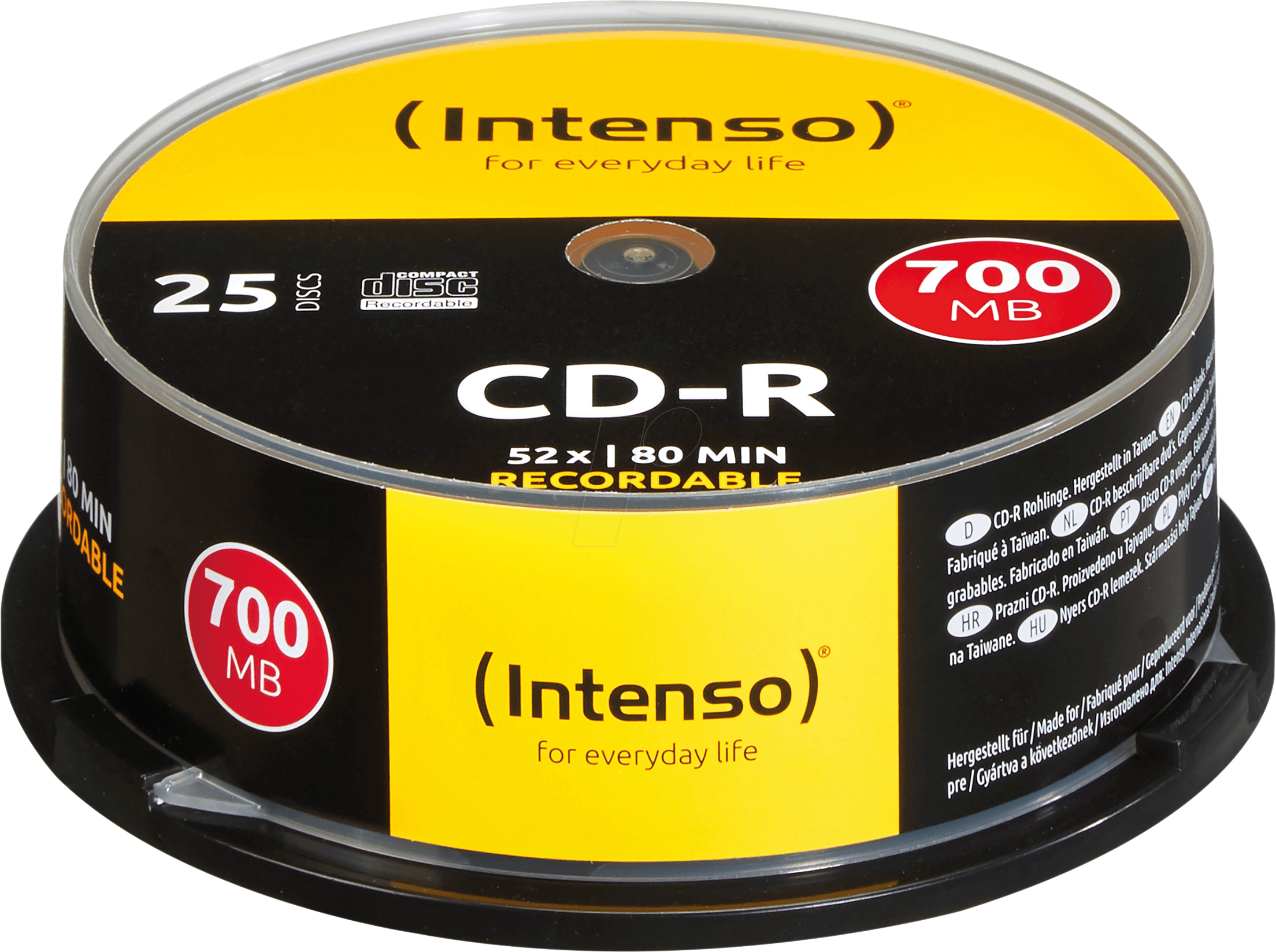 CD 8025 INT - Intenso CD-R 700MB/80min, 25-er CakeBox