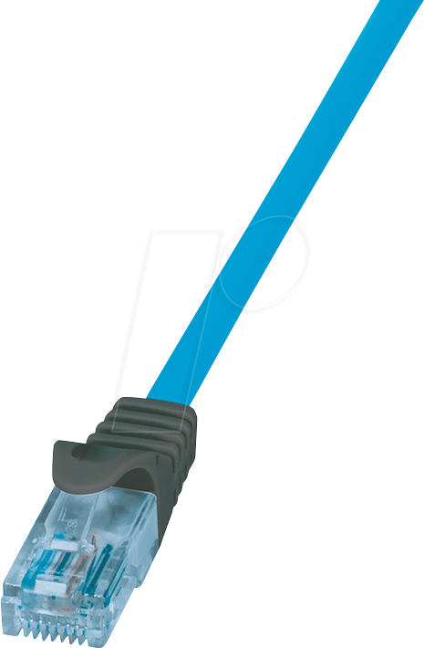 LOGILINK CPP003 - Patchkabel, Cat.6A, U/UTP, blau, 3 m