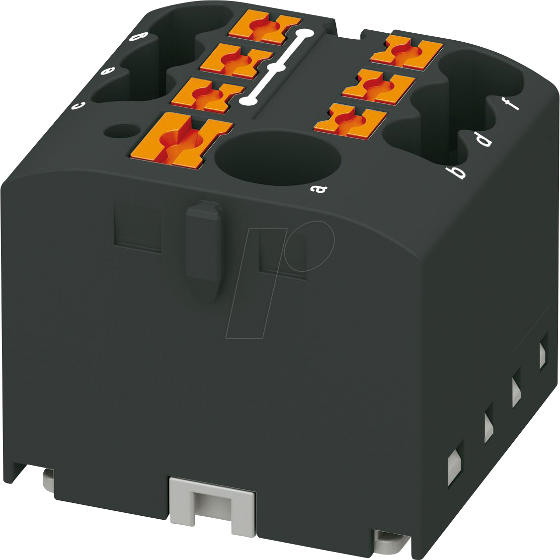 PHOE 3273344 - Verteilerblock - PTFIX 6/6X2,5 schwarz