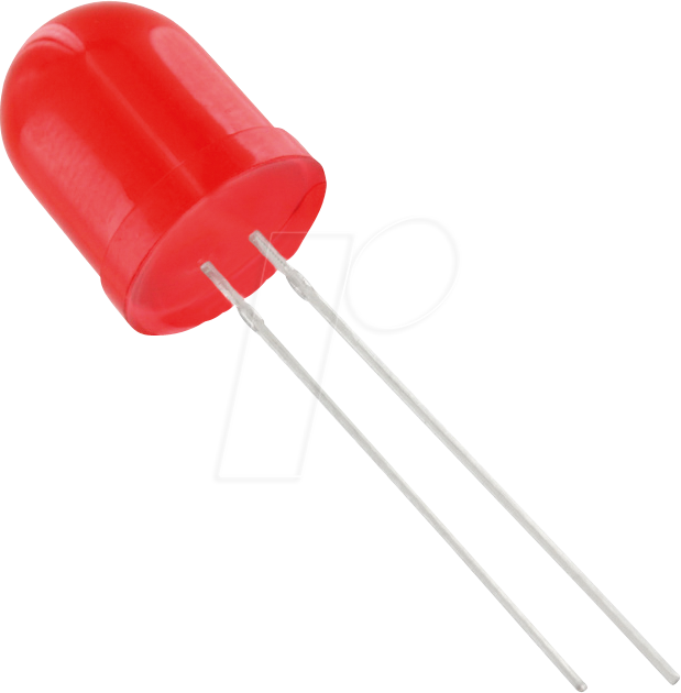 10034R1D-EHE-C - LED 10mm, bedrahtet, rot, 10000 mcd, 60°