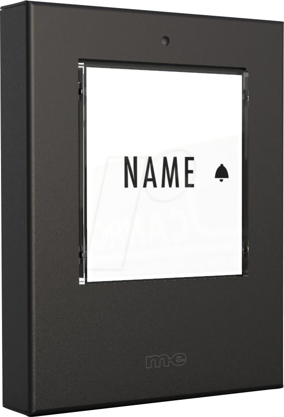 ME KTF 1 EA - Klingeltaster, 1-Familienhaus, Edelstahl anthrazit