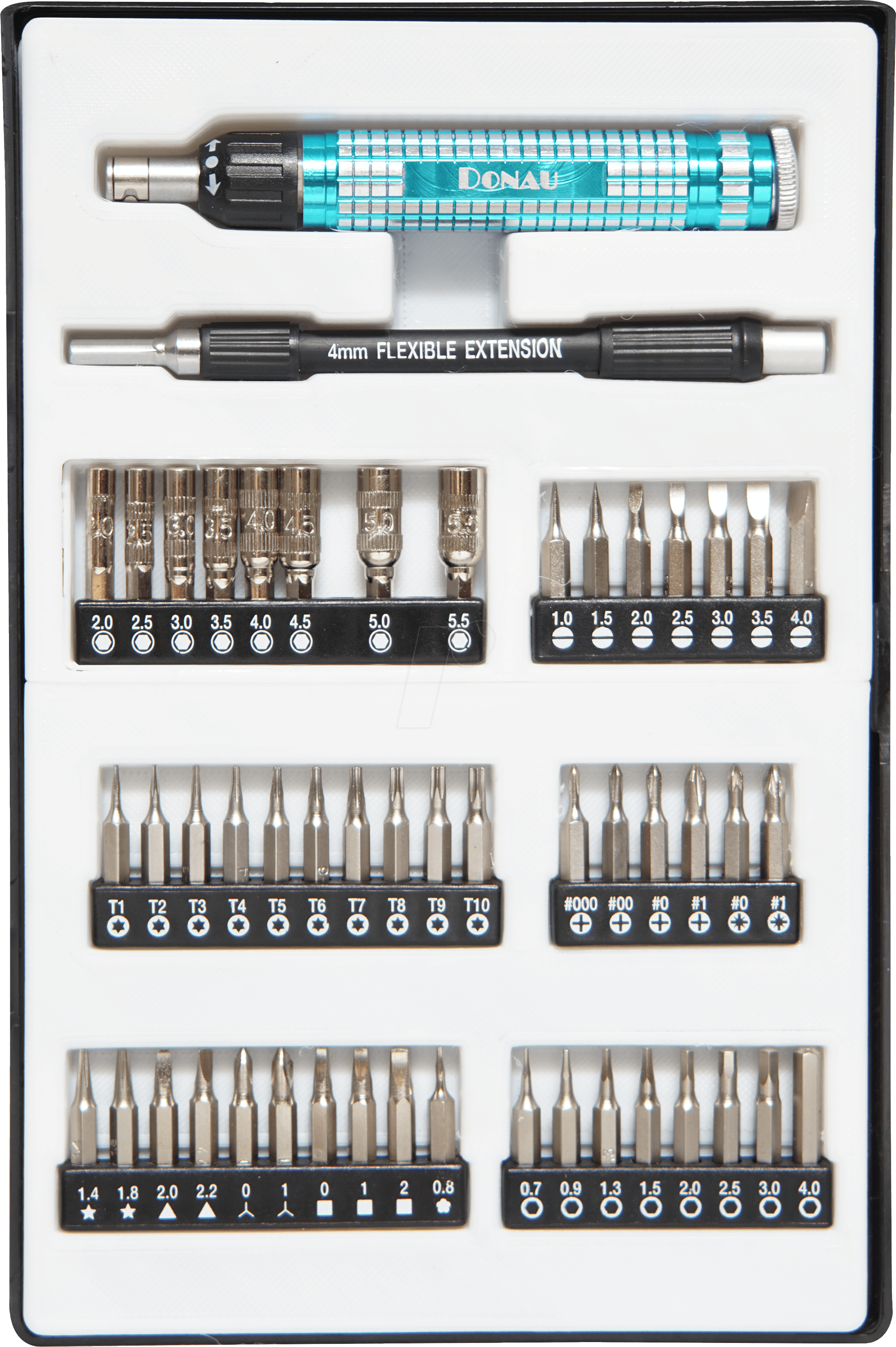 DONAU MBS 50 - Bit-Satz, 51-teilig gemischt