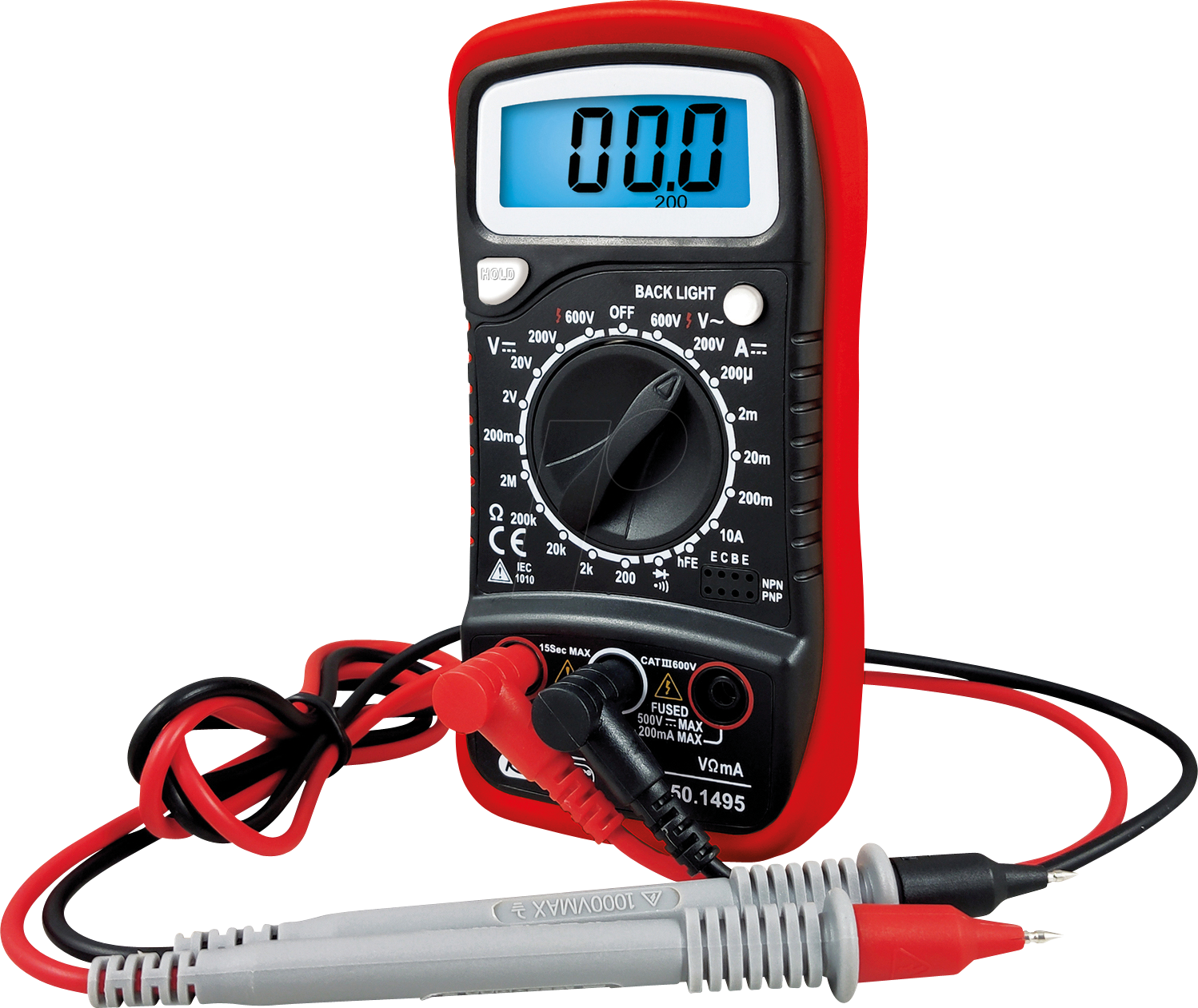 Thumbnail - KS 150.1495 - Digital Multimeter inkl. Prüfspitzen