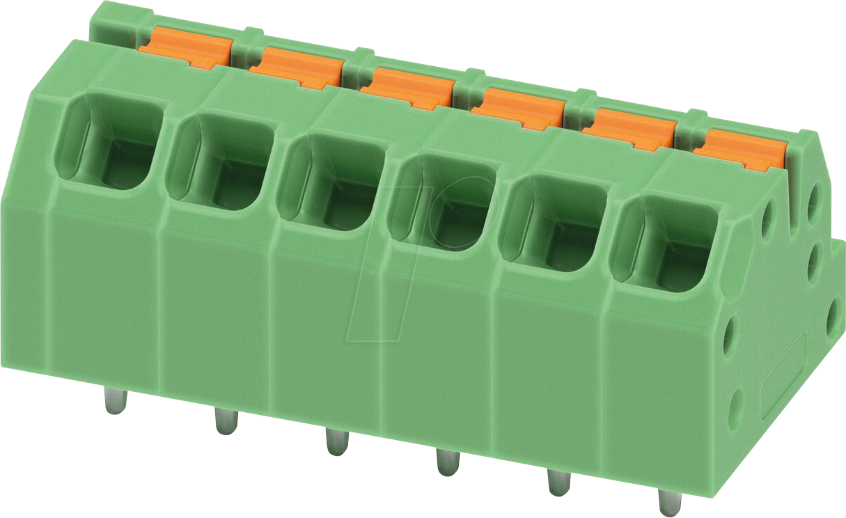 SPTAF 1 6 3,5 IL - Leiterplattenklemme, 6 polig, RM: 3,5 mm, 0,2 - 1,5 mm²